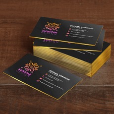 Painted Edge Business Card Printing